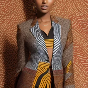 Unveiling the Art of Merging Vibrant African Patterns and Timeless Urban Classics
